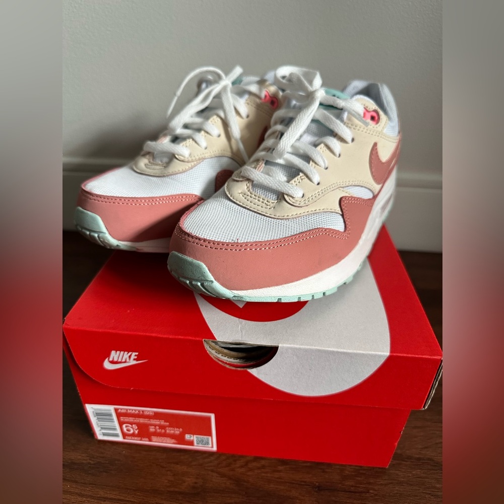 2023 Air Max 1 GS 'Ice Cream' in size 6.5 Y (fits women’s 8)